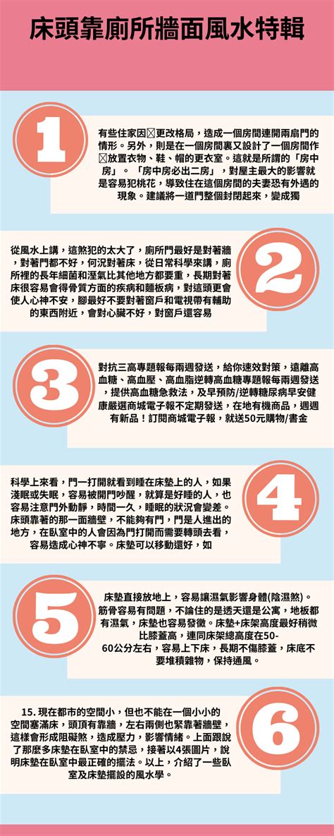 床朝廁所|床靠著廁所牆，小心濕穢之氣招病痛！專家教2招開運術化解病氣